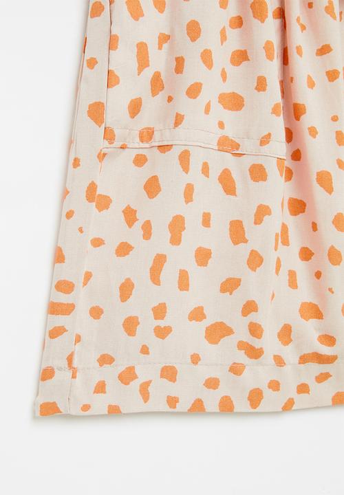 Superbalist - Tie detail short - brown spot
