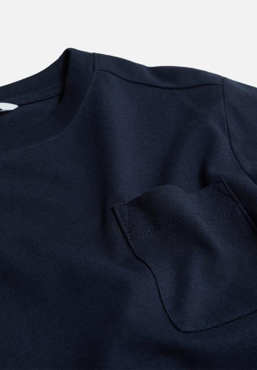 MANGO - T-shirt basica 1 - navy