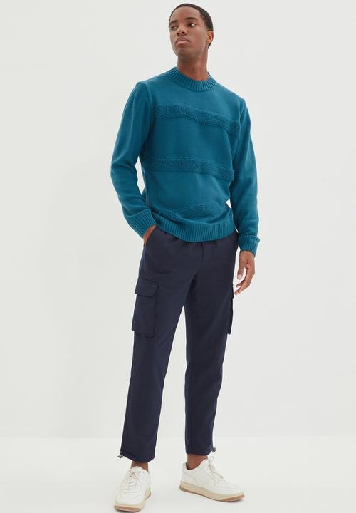 Trendyol - Textured knit - petrol