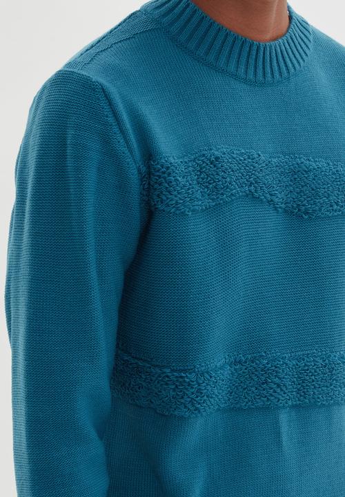 Trendyol - Textured knit - petrol