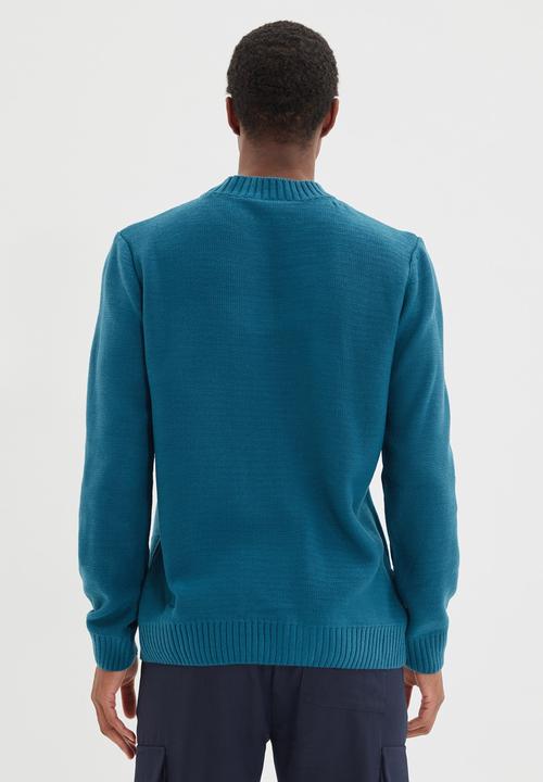 Trendyol - Textured knit - petrol