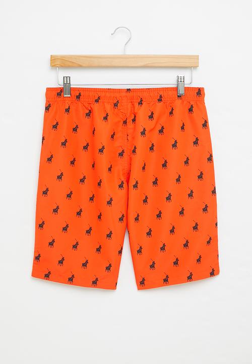 POLO - Boys bradley monogram short - orange