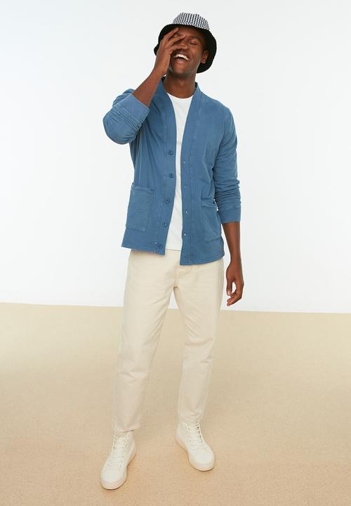 Trendyol - Pocket detail cardigan - indigo