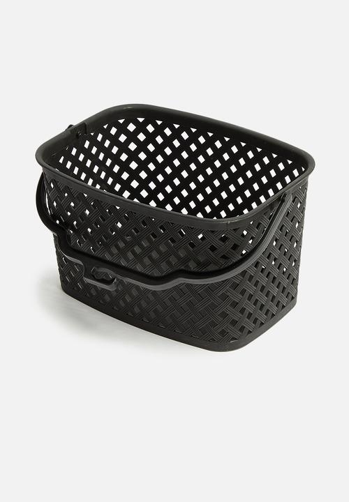 Storage Solutions - Handled basket - black