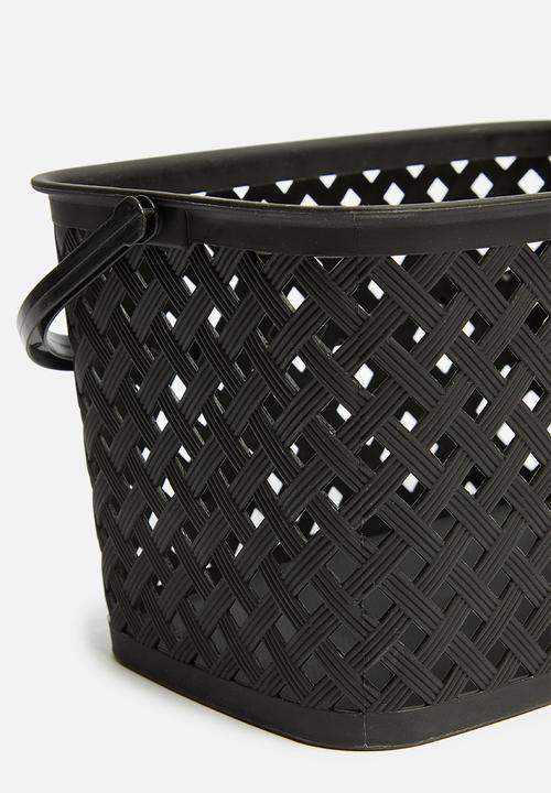 Storage Solutions - Handled basket - black
