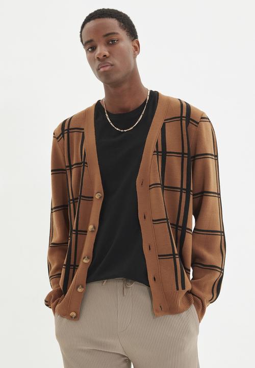 Trendyol - Stripe cardigan - camel