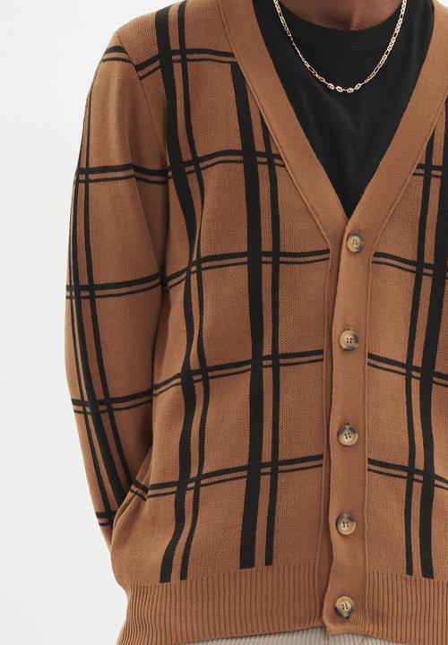 Trendyol - Stripe cardigan - camel
