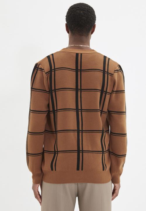 Trendyol - Stripe cardigan - camel