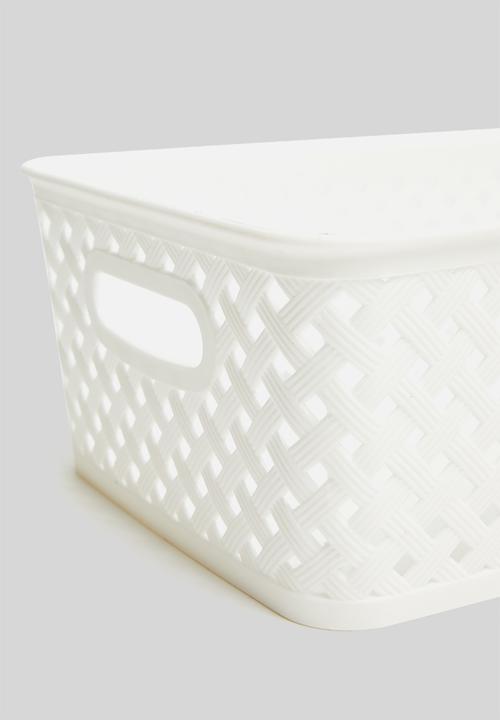 Storage Solutions - Storage basket - white