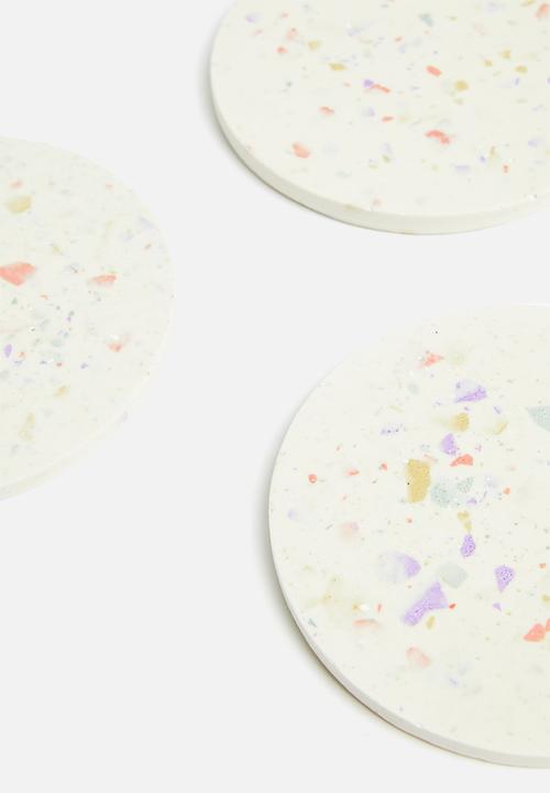 Terrazzo Home - Set of 4 coasters - confetti