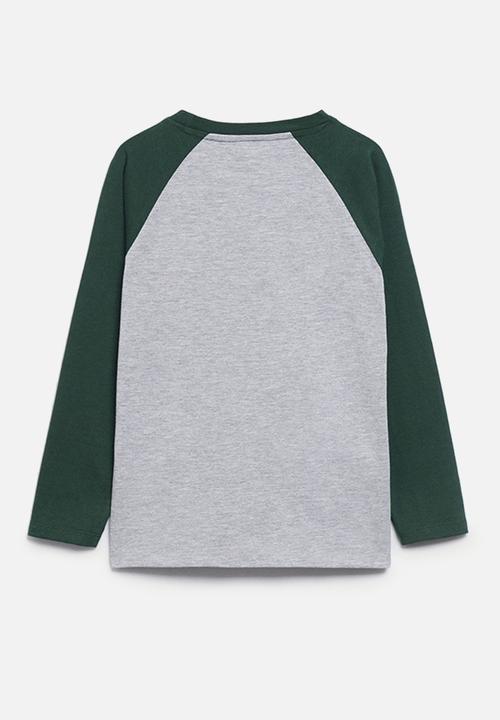 MANGO - T-shirt never - medium gray