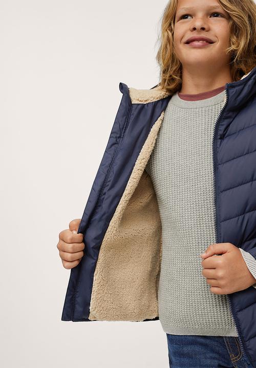 MANGO - Anorak amerbo - navy