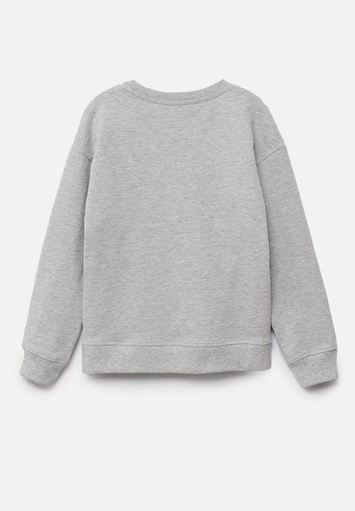 MANGO - Sweatshirt crew - medium grey
