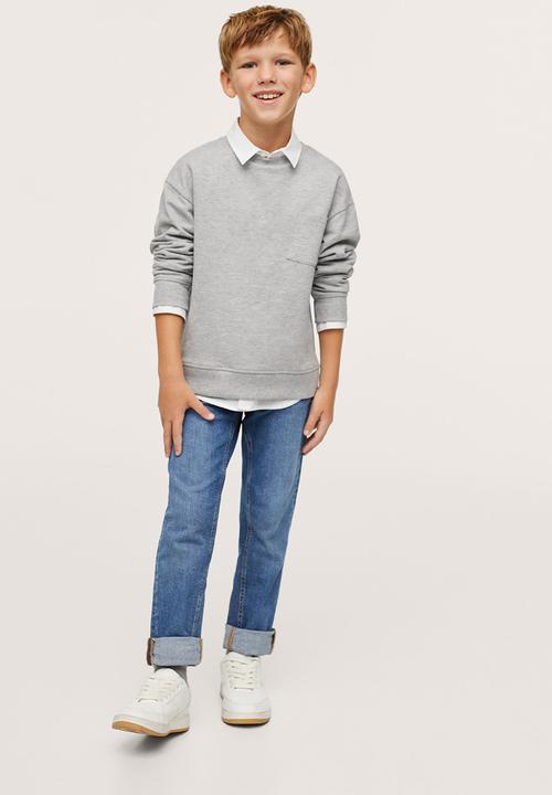 MANGO - Sweatshirt crew - medium grey