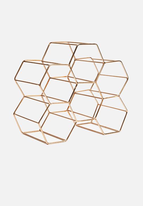 Sixth Floor - Jina wine rack - copper