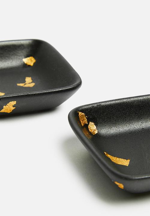 Terrazzo Home - Tinket sets - black & gold