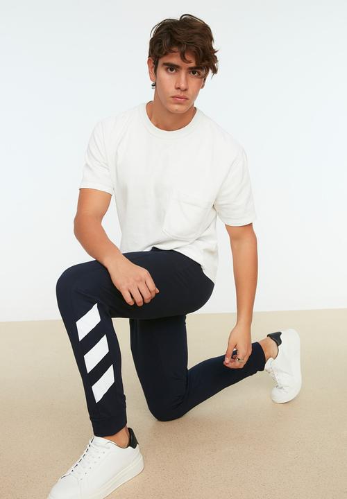Trendyol - Printed jogger - navy