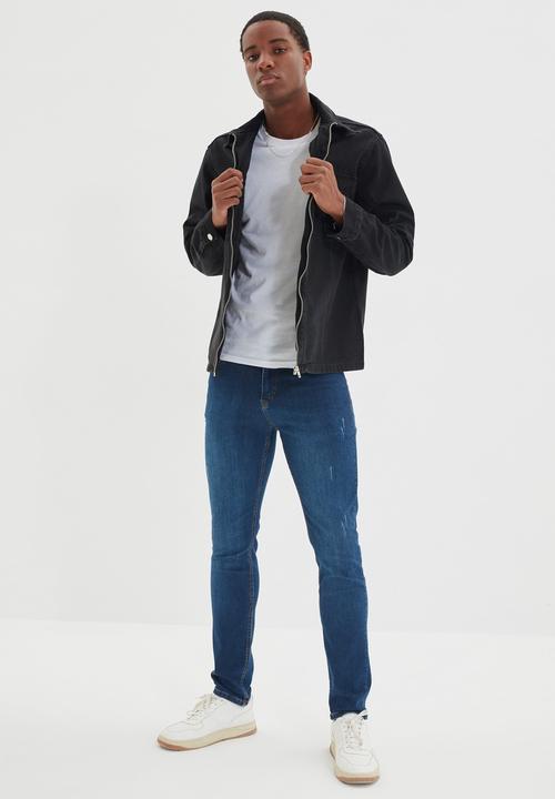 Trendyol - Double pocket zip through jacket - black