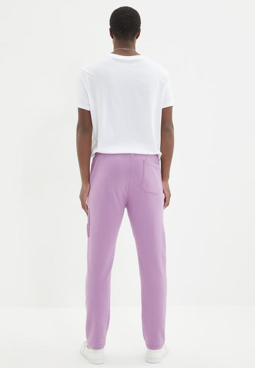 Trendyol - Patch pocket sweatpants - lilac