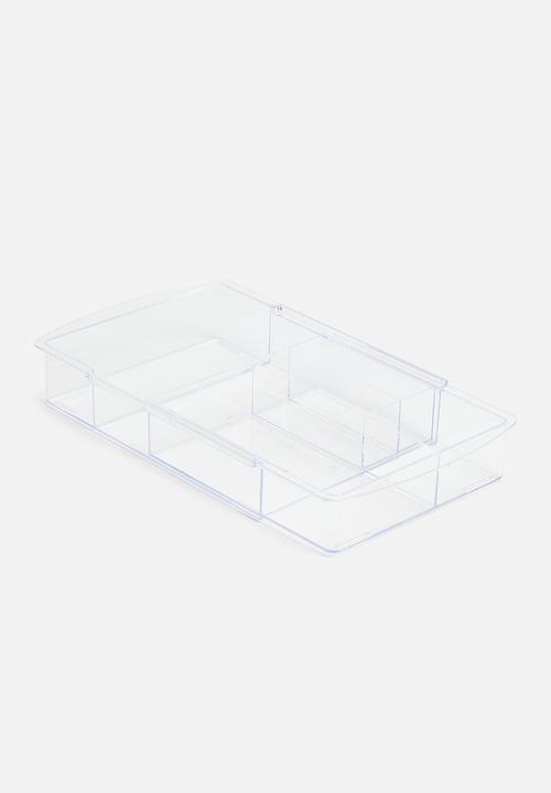 Storage Solutions - Make up organiser extendable - transparent