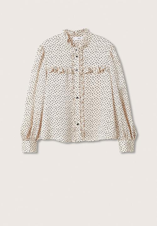 MANGO - Blouse pixie - light pastel yellow