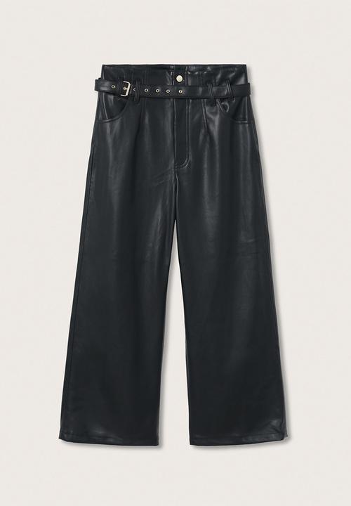 MANGO - Trousers palau - black