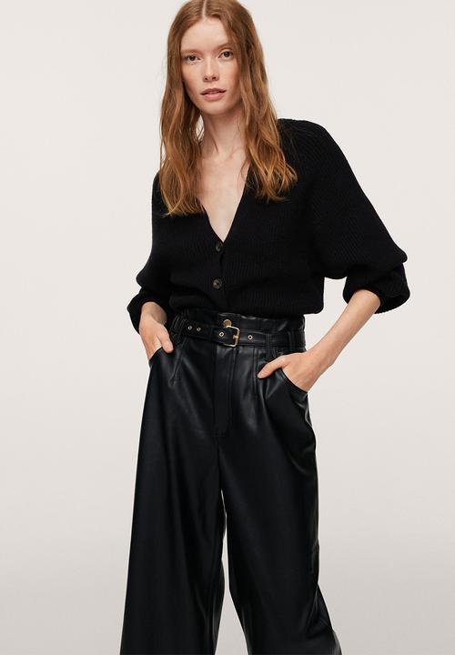 MANGO - Trousers palau - black