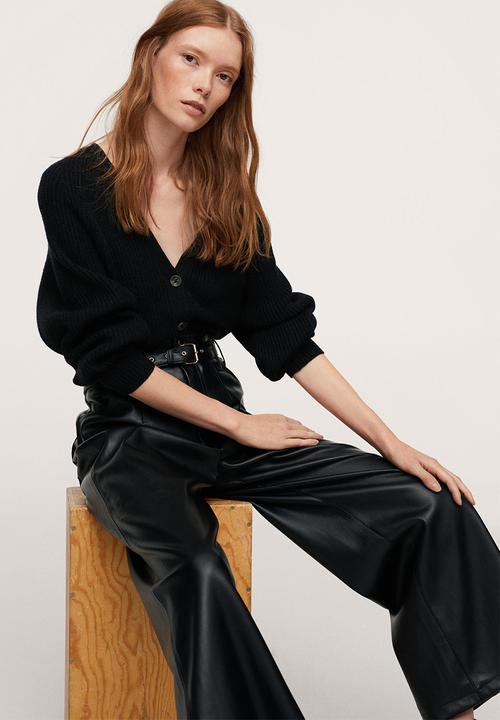 MANGO - Trousers palau - black