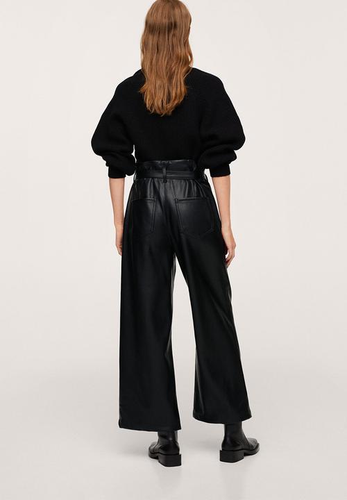 MANGO - Trousers palau - black
