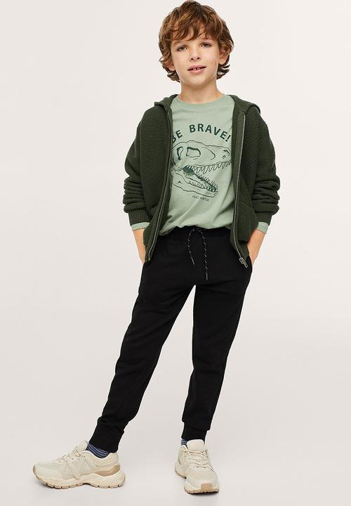 MANGO - Trousers francia - black