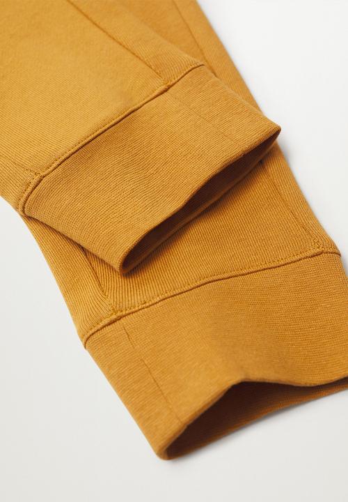 MANGO - Trousers francia 7 - medium yellow