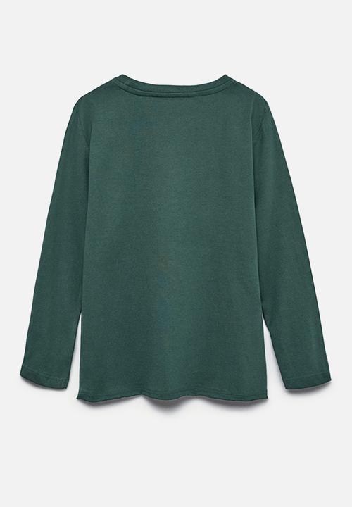 MANGO - T-shirt roll - dark green