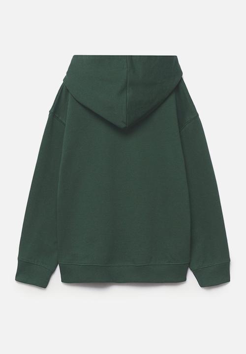 MANGO - Sweatshirt flip - dark green