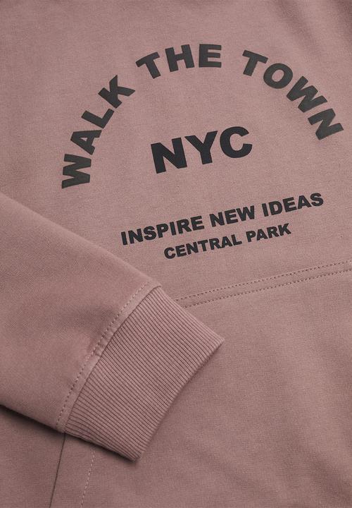 MANGO - Sweatshirt town - dark red