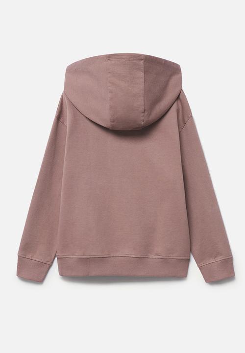 MANGO - Sweatshirt town - dark red