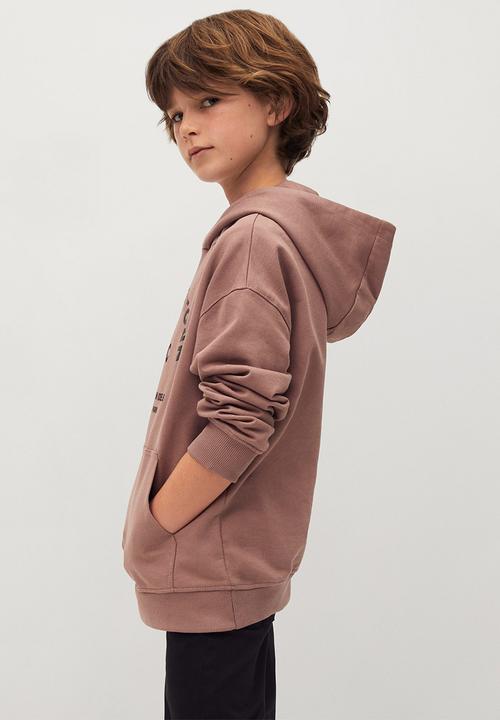 MANGO - Sweatshirt town - dark red