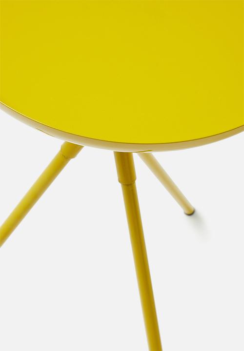 Sixth Floor - Sam tri table - mustard