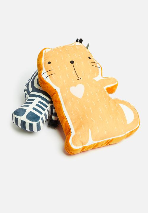 H&S - Cat cushion - orange