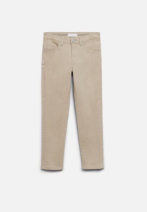 MANGO - Trousers peru - light beige