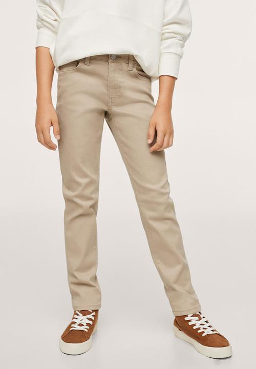 MANGO - Trousers peru - light beige
