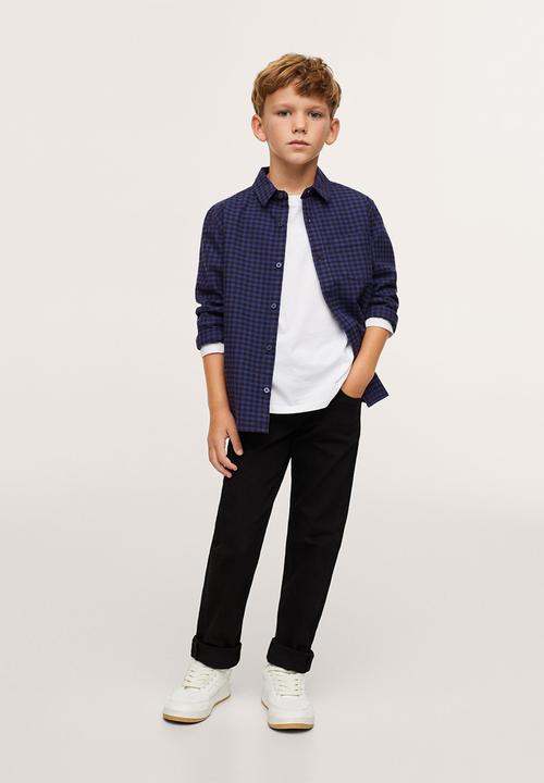 MANGO - Shirt marc - medium blue