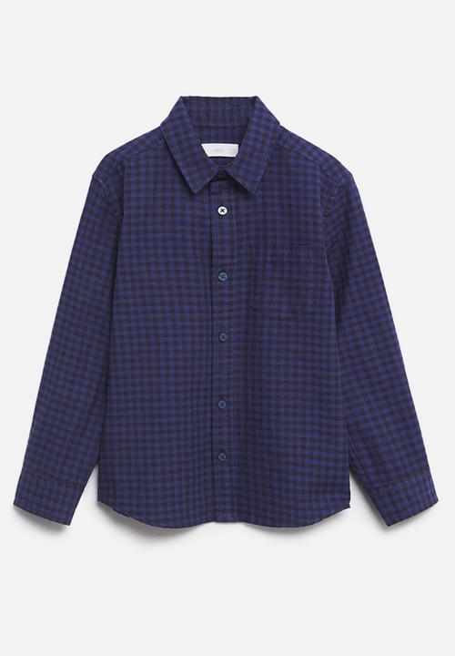 MANGO - Shirt marc - medium blue