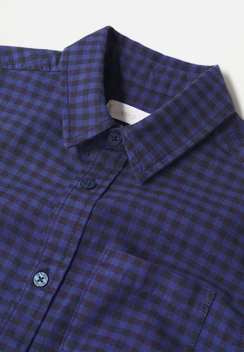 MANGO - Shirt marc - medium blue