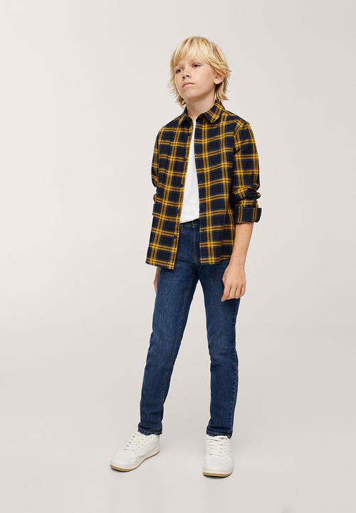 MANGO - Shirt marc - medium yellow