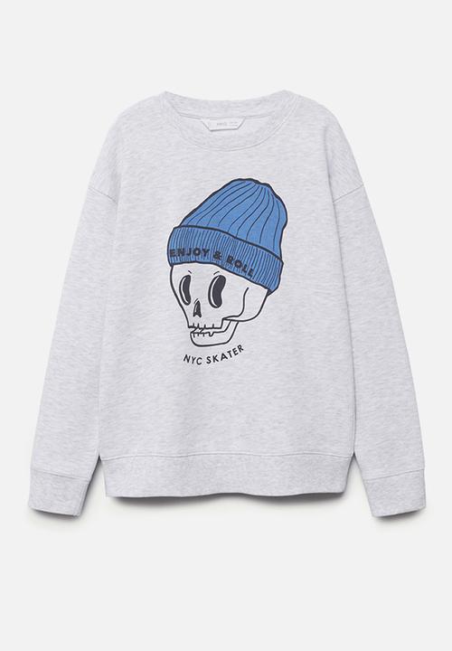 MANGO - Sweatshirt albert 1 -  light/pastal gray