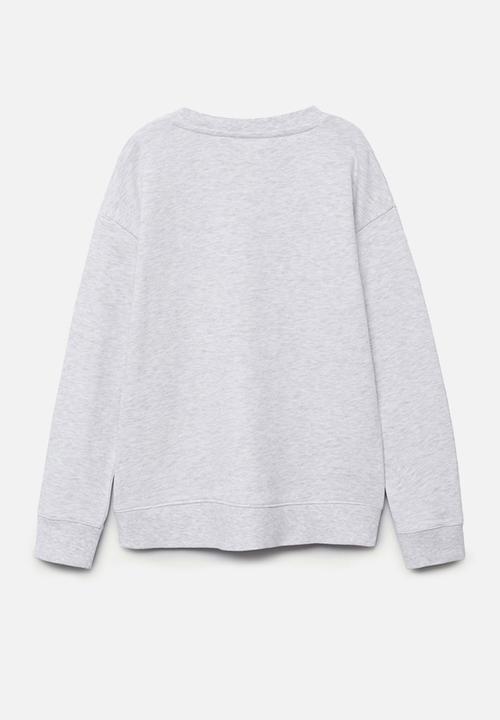 MANGO - Sweatshirt albert 1 -  light/pastal gray