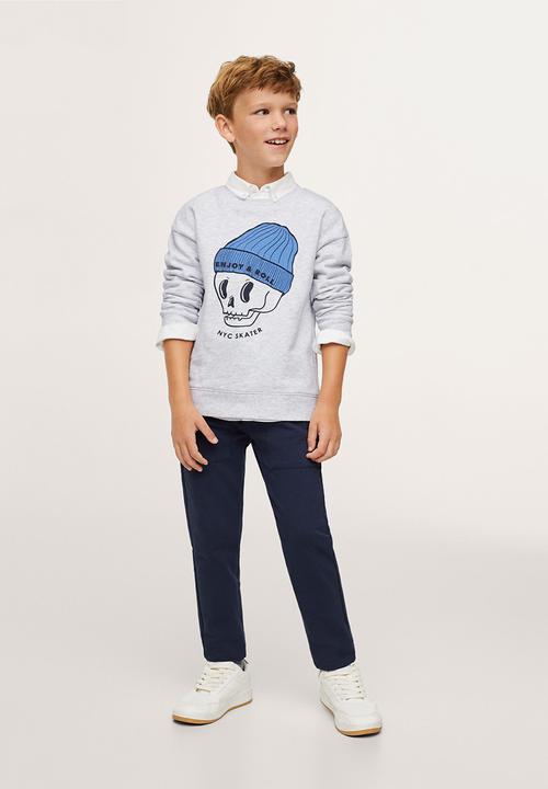 MANGO - Sweatshirt albert 1 -  light/pastal gray