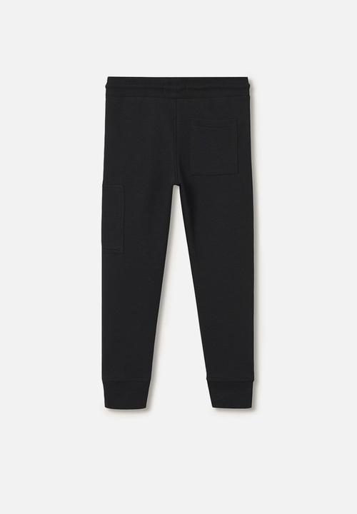 MANGO - Trousers skate - black