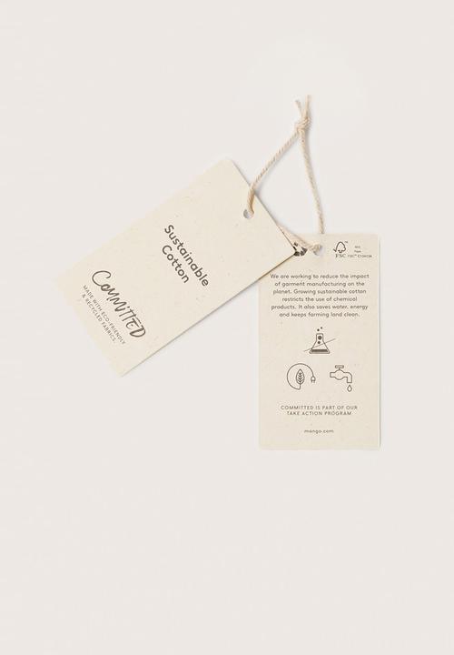 MANGO - T-shirt street - natural