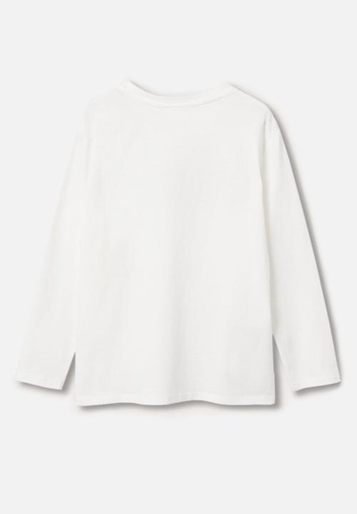 MANGO - T-shirt street - natural